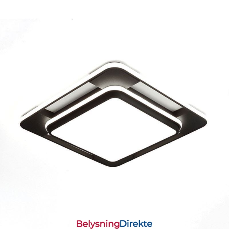 Moderne Minimalistisk Innfelt Belysning Firkantet Taklampe