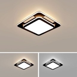 Moderne Minimalistisk Innfelt Belysning Firkantet Taklampe