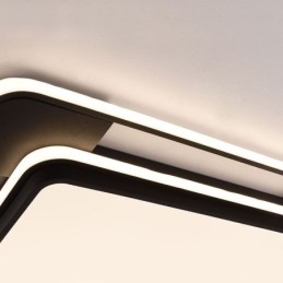 Moderne Minimalistisk Innfelt Belysning Firkantet Taklampe