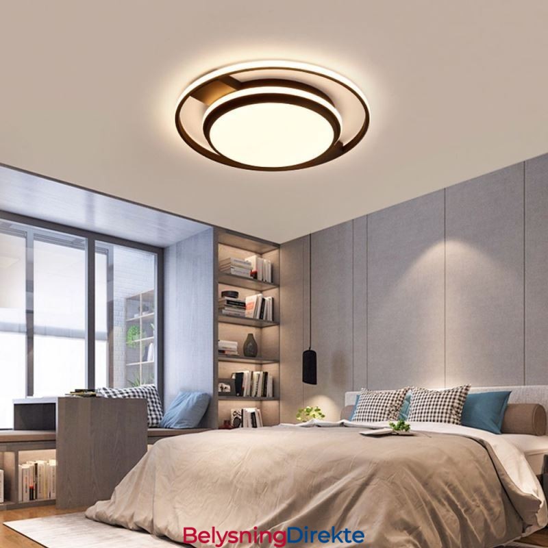 Moderne Minimalistisk Innfelt Lampe Rundt Taklampe