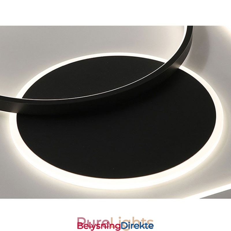 Moderne Minimalistisk Taklampe Rund Og Firkantet Innfelt Lampe