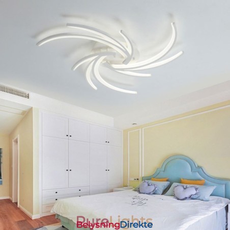 Uregelmessig Lineær Innfelt Taklampe Moderne Belysning