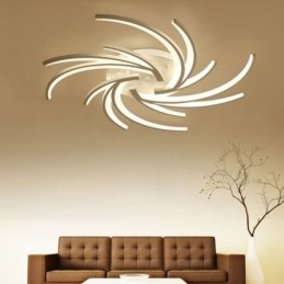 Uregelmessig Lineær Innfelt Taklampe Moderne Belysning