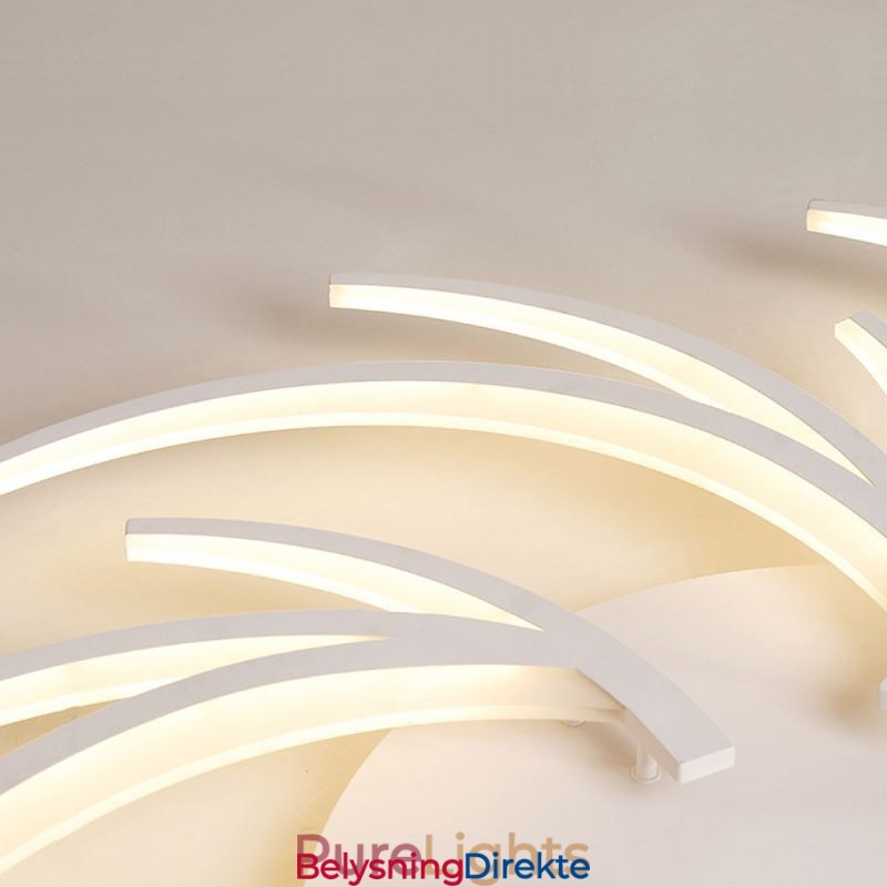 Uregelmessig Lineær Innfelt Taklampe Moderne Belysning