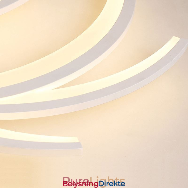 Uregelmessig Lineær Innfelt Taklampe Moderne Belysning