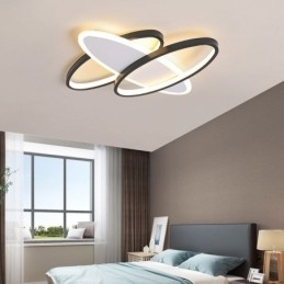 Moderne Oval Taklampe I Akryl, Innfelt