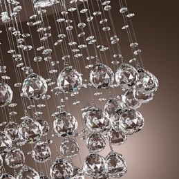 Krystalllysekrone Med 5 Lysdioder (K9-Krystall)