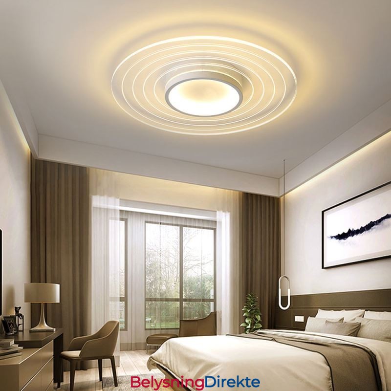 Moderne, Sirkulær, Innfelt Taklampe, Minimalistisk Lampe