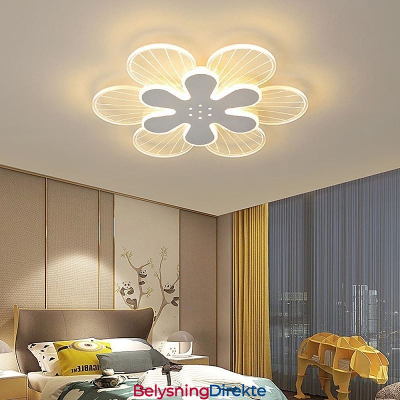 Moderne, Innfelt, Vakker, Blomsterdekorativ Taklampe