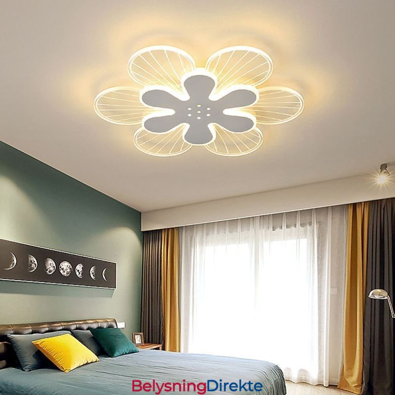 Moderne, Innfelt, Vakker, Blomsterdekorativ Taklampe