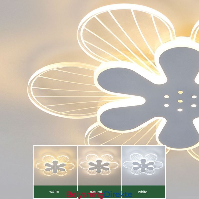 Moderne, Innfelt, Vakker, Blomsterdekorativ Taklampe