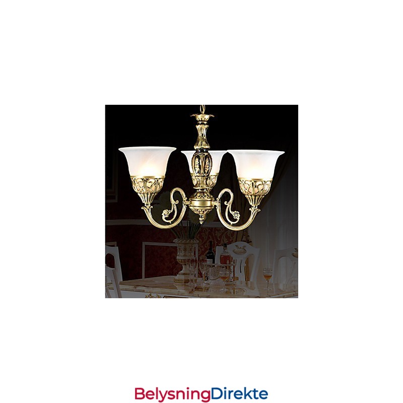 Tradisjonell Klassisk Bronsemetalllysekrone