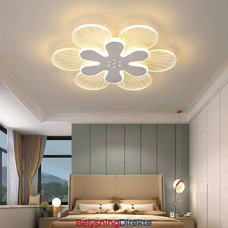 Moderne, Innfelt, Vakker, Blomsterdekorativ Taklampe