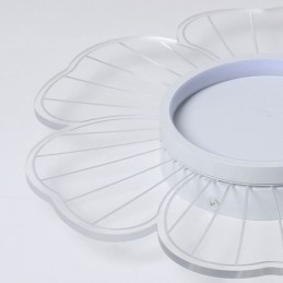 Minimalistisk Taklampe Med Kronblad, Kreativ Dekorasjon