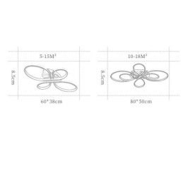 Moderne, Innfelt Taklampe Med Blomsterdesign, Dekorativ Belysning