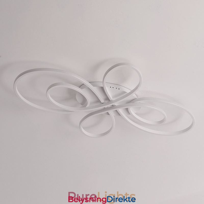 Moderne, Innfelt Taklampe Med Blomsterdesign, Dekorativ Belysning