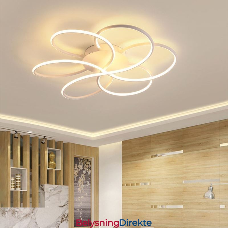 Lineær, Innfelt Taklampe Moderne Blomsterdesignlampe