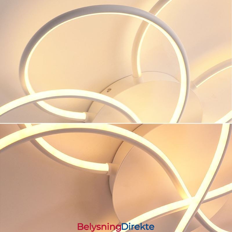 Lineær, Innfelt Taklampe Moderne Blomsterdesignlampe