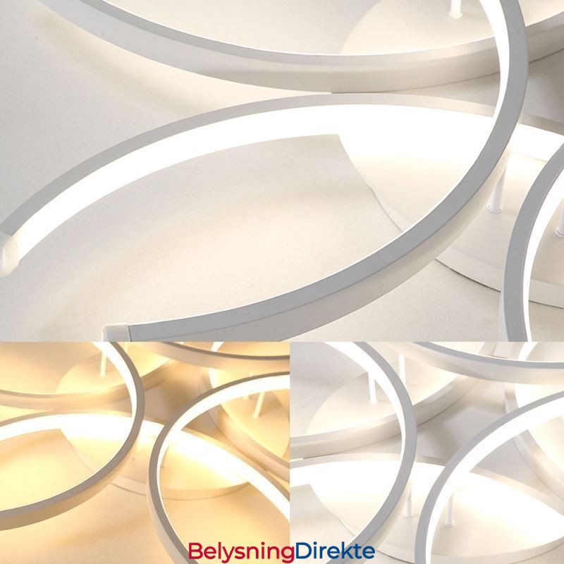 Moderne Innfelt Taklampe Med Silikageldekorasjonslampe