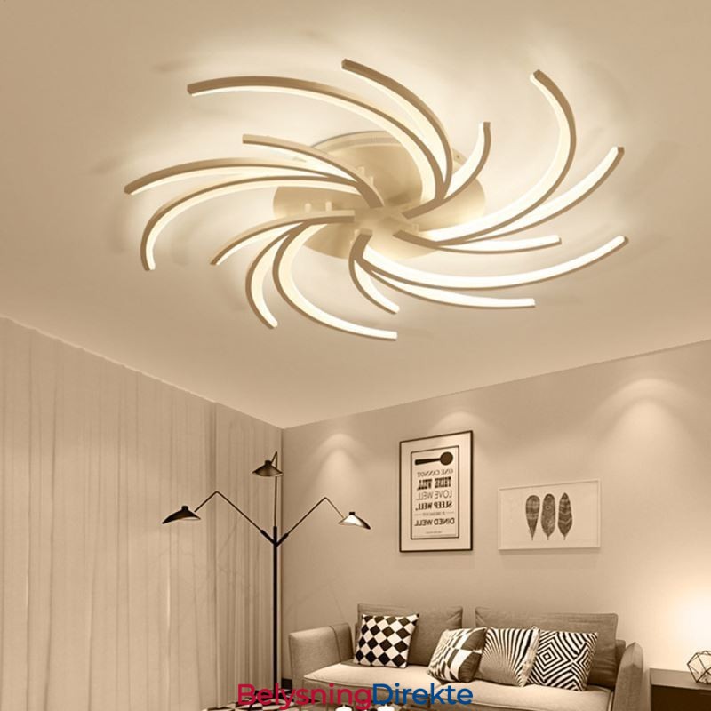 Moderne Vindmølle Innfelt Taklampe Uregelmessig Dekorasjonsbelysning