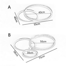 Moderne, Innfelt, Rund, Gullfarget Taklampe