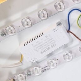 Rund, Innfelt, Moderne, Gyllen Akryl Taklampe