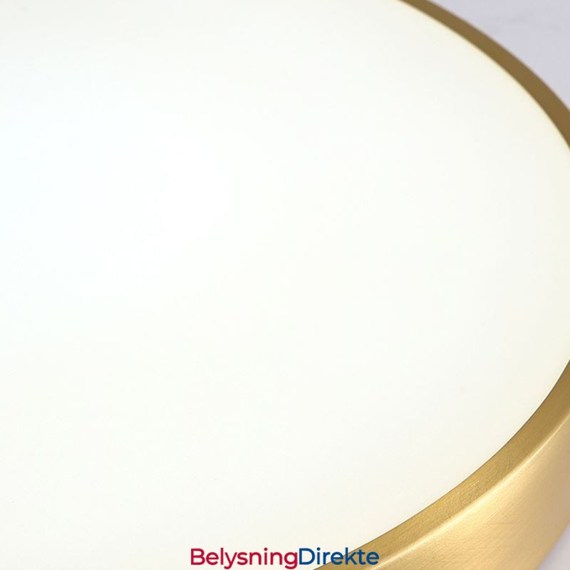 Rund, Innfelt, Moderne, Gyllen Akryl Taklampe