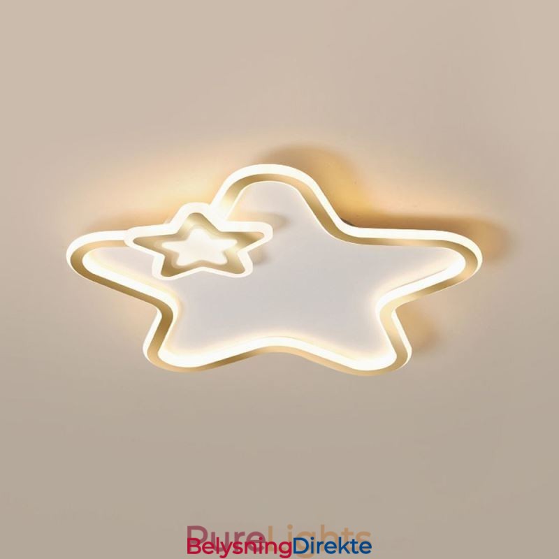 Kreativ Stjerne, Innfelt, Gyllen Stjerne-Taklampe