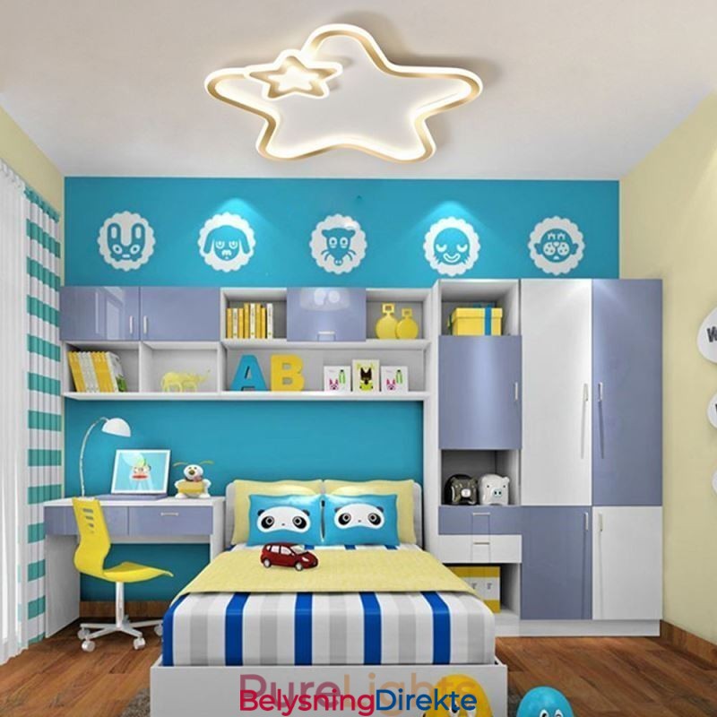 Kreativ Stjerne, Innfelt, Gyllen Stjerne-Taklampe