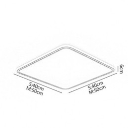 Moderne Minimalistisk, Innfelt Ultratynn Taklampe