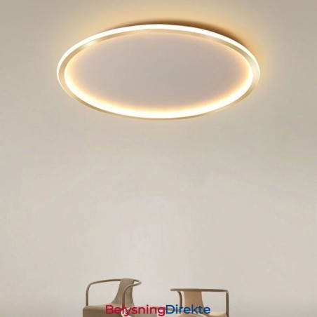 Minimalistisk, Sirkulær Taklampe For Innfelt Montering