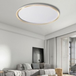 Minimalistisk, Sirkulær Taklampe For Innfelt Montering