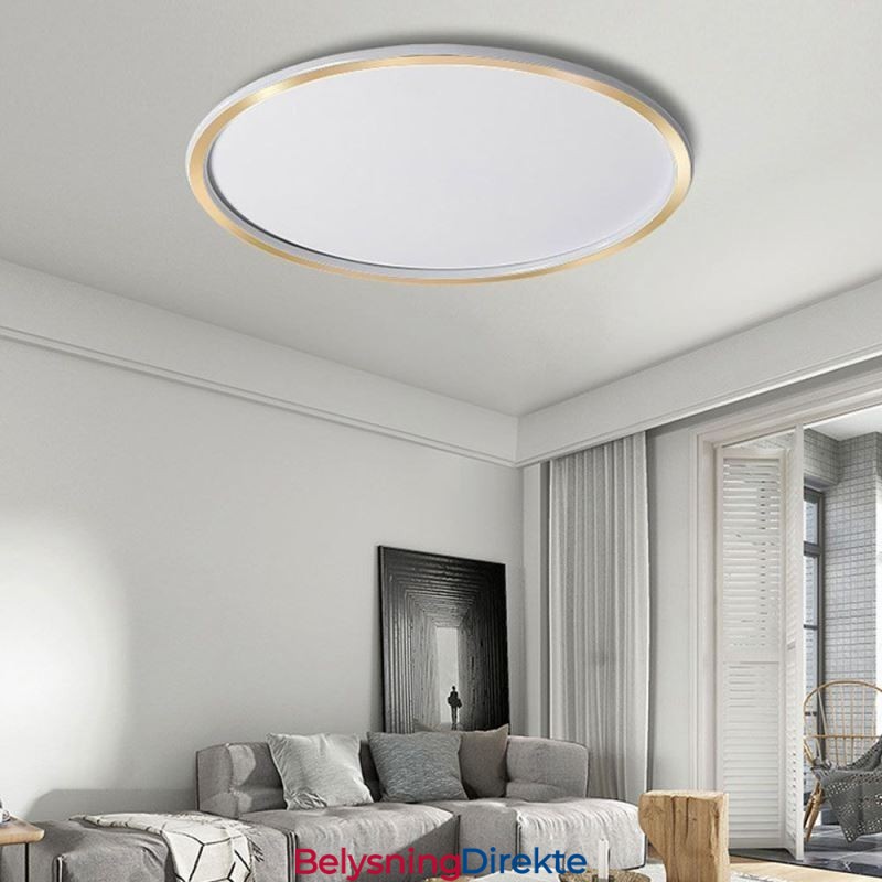 Minimalistisk, Sirkulær Taklampe For Innfelt Montering