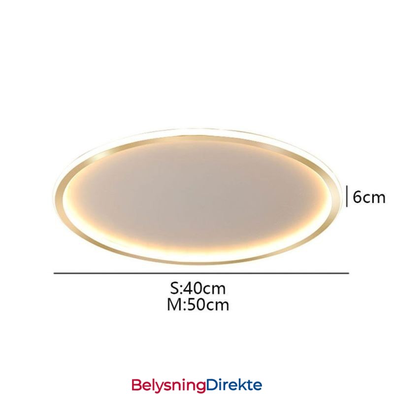 Minimalistisk, Sirkulær Taklampe For Innfelt Montering