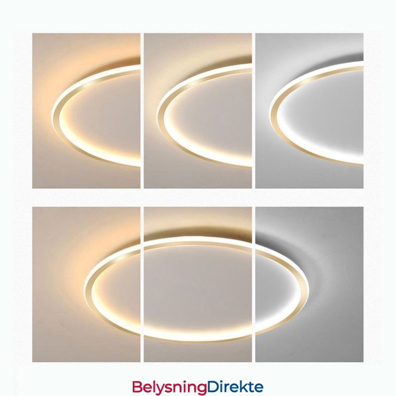 Minimalistisk, Sirkulær Taklampe For Innfelt Montering