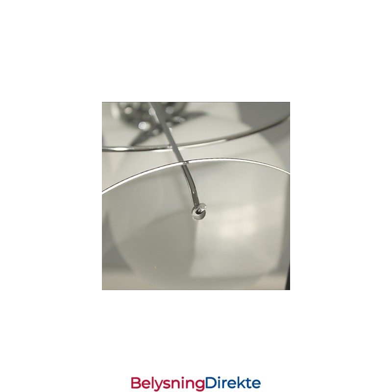 Enkel, Moteriktig Lysekrone I Lys, Røykgrå Glass – Milano