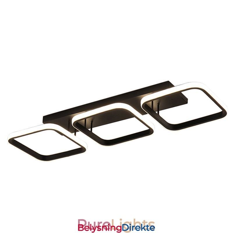 Moderne Minimalistisk Innfelt Akryl Firkantet Ramme Taklampe