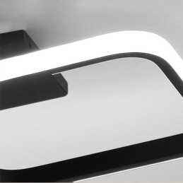 Moderne Minimalistisk Innfelt Akryl Firkantet Ramme Taklampe