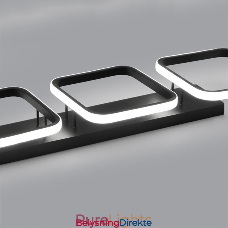 Moderne Minimalistisk Innfelt Akryl Firkantet Ramme Taklampe