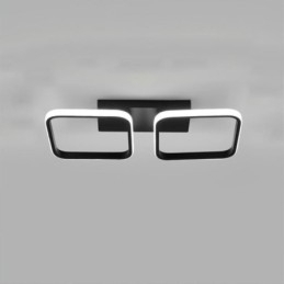 Moderne Minimalistisk Innfelt Akryl Firkantet Ramme Taklampe