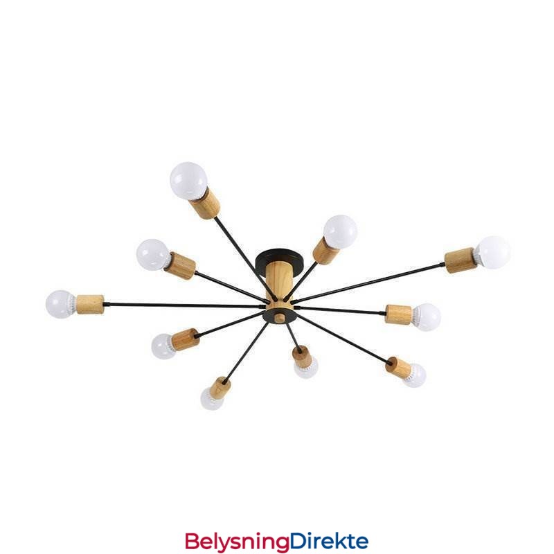 Moderne Magic Beans Innfelt Lysekrone Med Gren I Tre