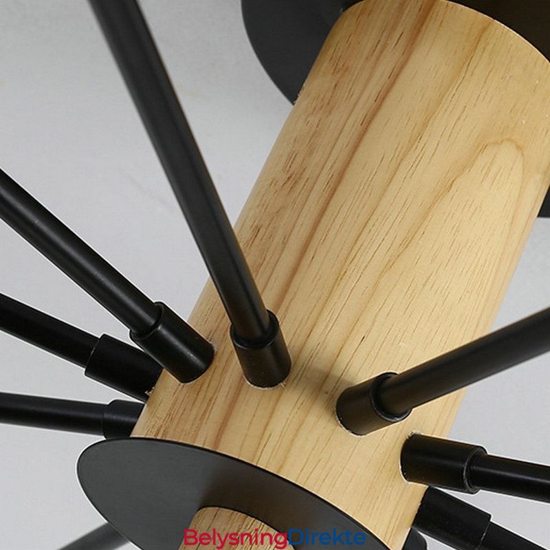 Moderne Magic Beans Innfelt Lysekrone Med Gren I Tre