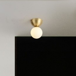 Nordisk Messing Mini Innfelt Taklampe For Foajebelysning