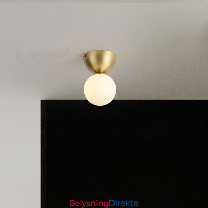 Nordisk Messing Mini Innfelt Taklampe For Foajebelysning