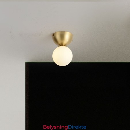 Nordisk Messing Mini Innfelt Taklampe For Foajebelysning