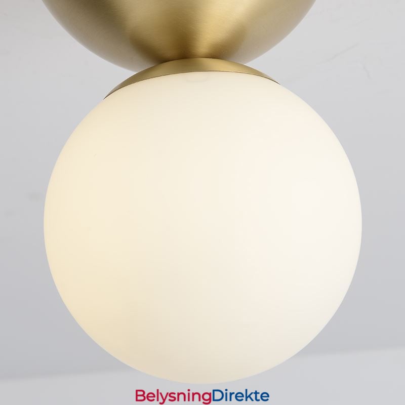 Nordisk Messing Mini Innfelt Taklampe For Foajebelysning