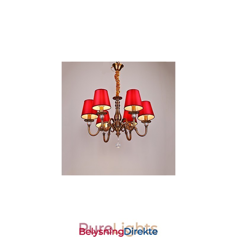 Lysekrone Moderne Samtids Metall