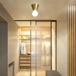 Nordisk Messing Mini Innfelt Taklampe