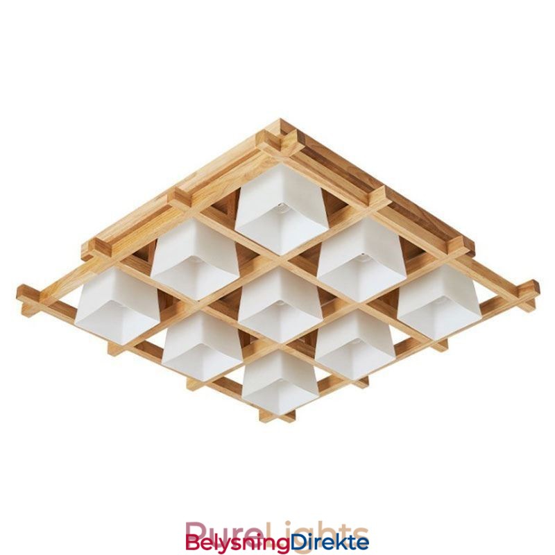 Nordisk Firkantet, Innfelt Taklampe I Gummitre