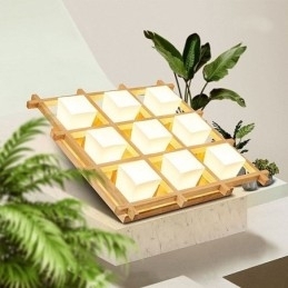 Nordisk Firkantet, Innfelt Taklampe I Gummitre